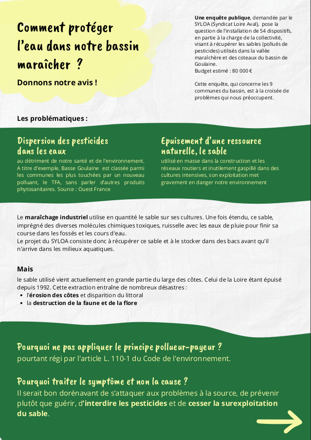 Flyer Marchand de sable Recto