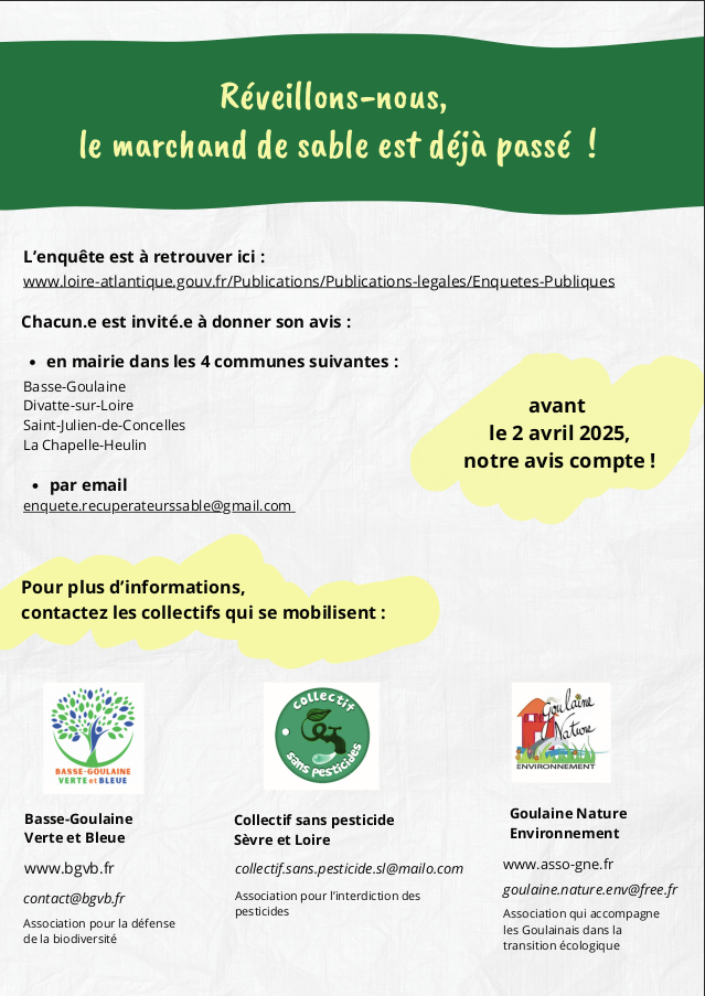 Flyer Marchand de sable verso